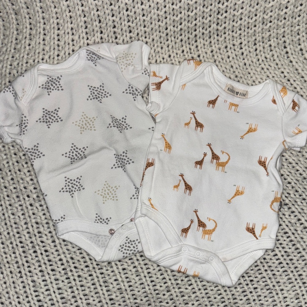 Rabbit Bear organic cotton set